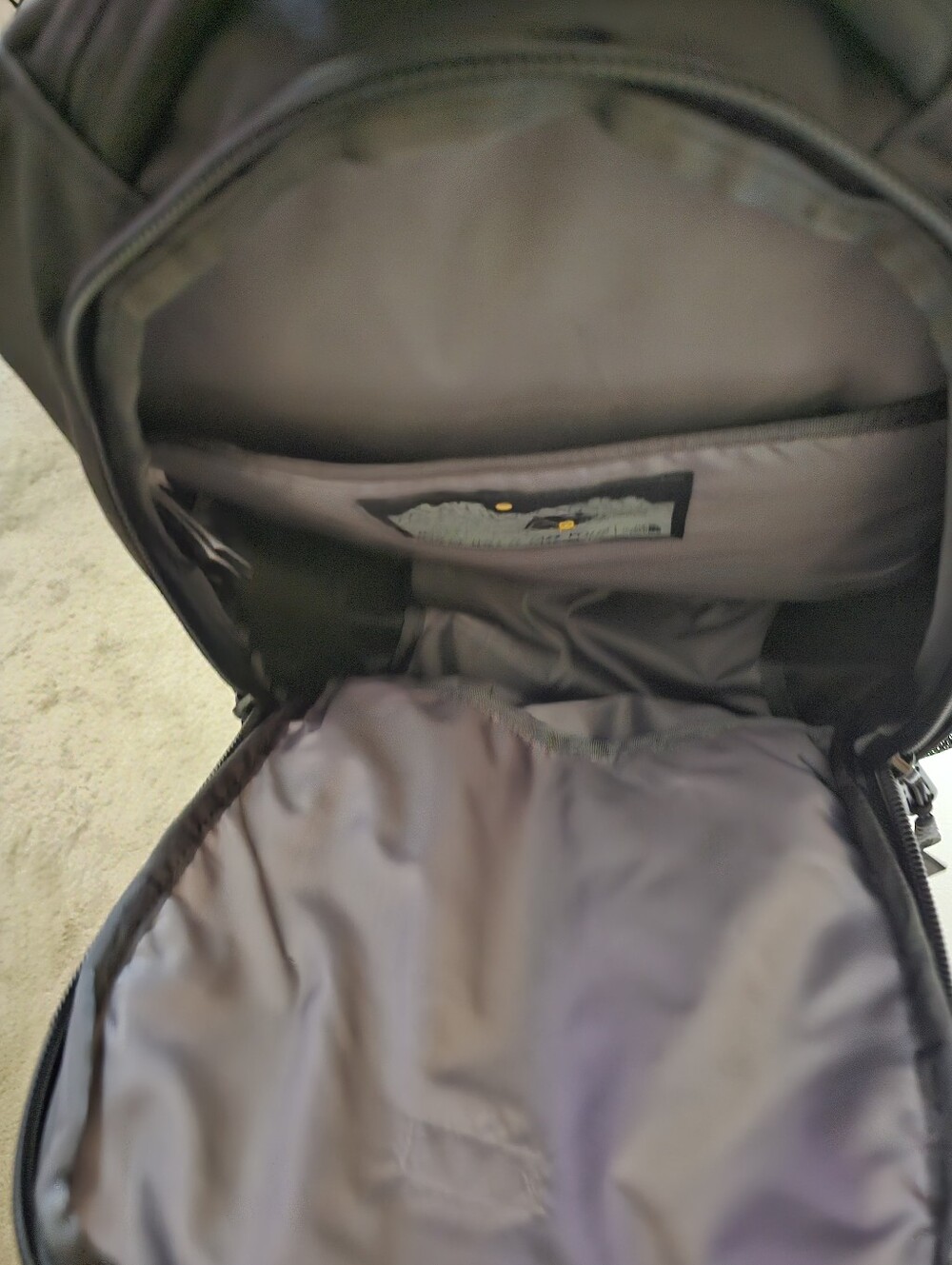 The North Face Black Jester-style Men's Backpack with Front Bungee - Picture 6 of 6
